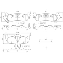Load image into Gallery viewer, P56074N Brembo PRIME Ceramic Disc Brake Pad Set Brembo Brake Canada