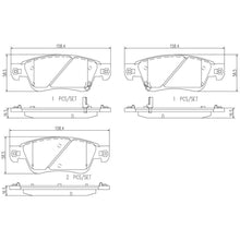 Load image into Gallery viewer, P56080N Brembo PRIME Ceramic Disc Brake Pad Set Brembo Brake Canada