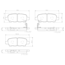 Load image into Gallery viewer, P56087N Brembo PRIME Ceramic Disc Brake Pad Set Brembo Brake Canada
