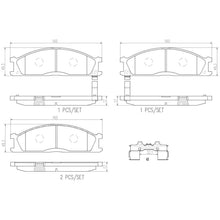Load image into Gallery viewer, P56093N Brembo PRIME Ceramic Disc Brake Pad Set Brembo Brake Canada
