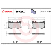 Load image into Gallery viewer, P56095NX Brembo XTRA Ceramic Disc Brake Pad Set Brembo Brake Canada