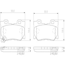 Load image into Gallery viewer, P56095N Brembo PRIME Ceramic Disc Brake Pad Set Brembo Brake Canada