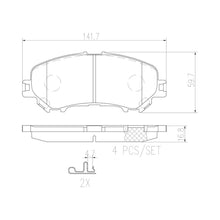 Load image into Gallery viewer, P56105N Brembo PRIME Ceramic Disc Brake Pad Set Brembo Brake Canada