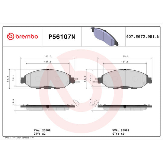 KT00048 Brembo Disc Brake Kit Brembo Brake Canada