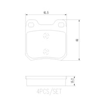 Load image into Gallery viewer, P59014N Brembo PRIME Ceramic Disc Brake Pad Set Brembo Brake Canada