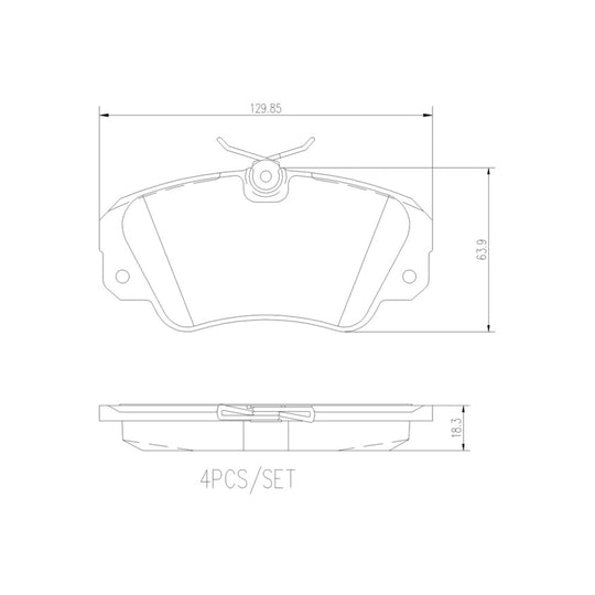 P59016N Brembo PRIME Ceramic Disc Brake Pad Set Brembo Brake Canada