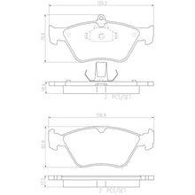 Load image into Gallery viewer, P59019N Brembo PRIME Ceramic Disc Brake Pad Set Brembo Brake Canada