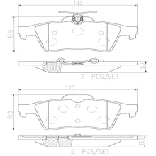 Load image into Gallery viewer, KT00512 Brembo Ceramic Brake Pad and UV Coated Solid  Brake Disc Kit Brembo Brake Canada