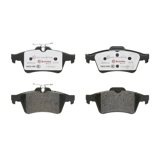 P59042X Brembo XTRA Low-Met Disc Brake Pad Set Brembo Brake Canada