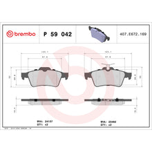 Load image into Gallery viewer, KT04206 Brembo Low-Met Brake Pad and UV Coated Solid  Brake Disc Kit Brembo Brake Canada