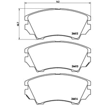 Load image into Gallery viewer, P59055X Brembo XTRA Low-Met Disc Brake Pad Set Brembo Brake Canada