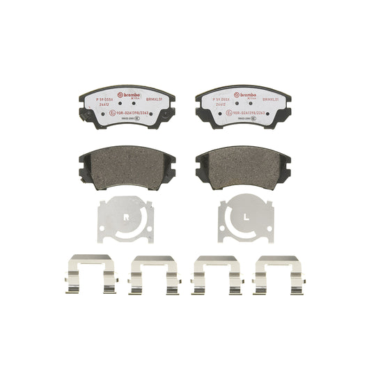 P59055X Brembo XTRA Low-Met Disc Brake Pad Set Brembo Brake Canada