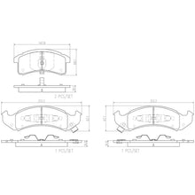 Load image into Gallery viewer, P59062N Brembo PRIME Ceramic Disc Brake Pad Set Brembo Brake Canada