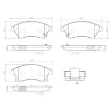 Load image into Gallery viewer, P59076N Brembo PRIME Ceramic Disc Brake Pad Set Brembo Brake Canada