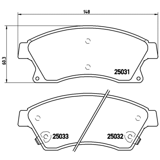 P59076X Brembo XTRA Low-Met Disc Brake Pad Set Brembo Brake Canada