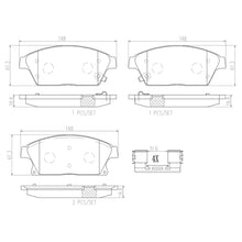 Load image into Gallery viewer, P59077N Brembo PRIME Ceramic Disc Brake Pad Set Brembo Brake Canada