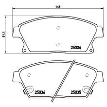 Load image into Gallery viewer, P59077X Brembo XTRA Low-Met Disc Brake Pad Set Brembo Brake Canada