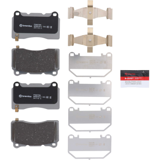 P59079N Brembo PRIME Ceramic Disc Brake Pad Set Brembo Brake Canada