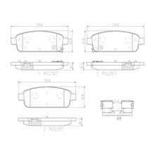 Load image into Gallery viewer, P59080N Brembo PRIME Ceramic Disc Brake Pad Set Brembo Brake Canada