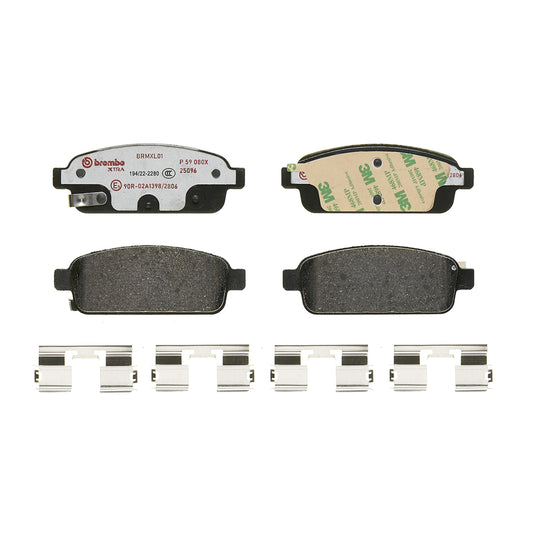 P59080X Brembo XTRA Low-Met Disc Brake Pad Set Brembo Brake Canada