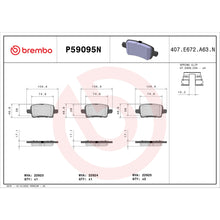 Load image into Gallery viewer, P59095N Brembo PRIME Ceramic Disc Brake Pad Set Brembo Brake Canada