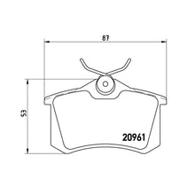 Load image into Gallery viewer, P61088 Brembo Premium Low-Met OE Equivalent Pad Brembo Brake Canada