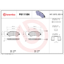 Charger l'image dans la galerie, P61118N Brembo PRIME Ceramic Disc Brake Pad Set Brembo Brake Canada