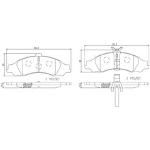 Load image into Gallery viewer, P64002N Brembo PRIME Ceramic Disc Brake Pad Set Brembo Brake Canada