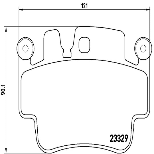 P65009 Brembo Premium Low-Met OE Equivalent Pad Brembo Brake Canada