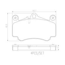 Load image into Gallery viewer, P65011N Brembo PRIME Ceramic Disc Brake Pad Set Brembo Brake Canada