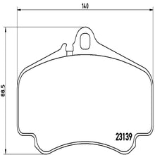 Load image into Gallery viewer, P65011 Brembo Premium Low-Met OE Equivalent Pad Brembo Brake Canada