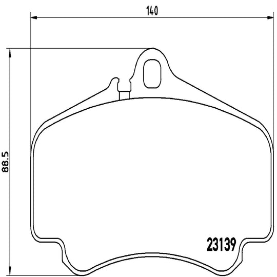 P65011 Brembo Premium Low-Met OE Equivalent Pad Brembo Brake Canada