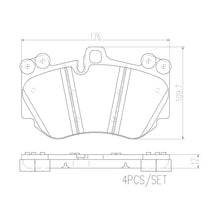 Load image into Gallery viewer, P65016N Brembo PRIME Ceramic Disc Brake Pad Set Brembo Brake Canada