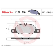 Load image into Gallery viewer, P65018 Brembo Premium Low-Met OE Equivalent Pad Brembo Brake Canada