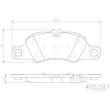 Load image into Gallery viewer, P65019N Brembo PRIME Ceramic Disc Brake Pad Set Brembo Brake Canada