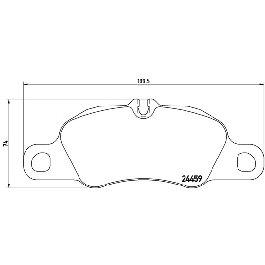 P65019 Brembo Premium Low-Met OE Equivalent Pad Brembo Brake Canada