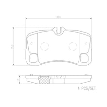 Load image into Gallery viewer, P65022N Brembo PRIME Ceramic Disc Brake Pad Set Brembo Brake Canada