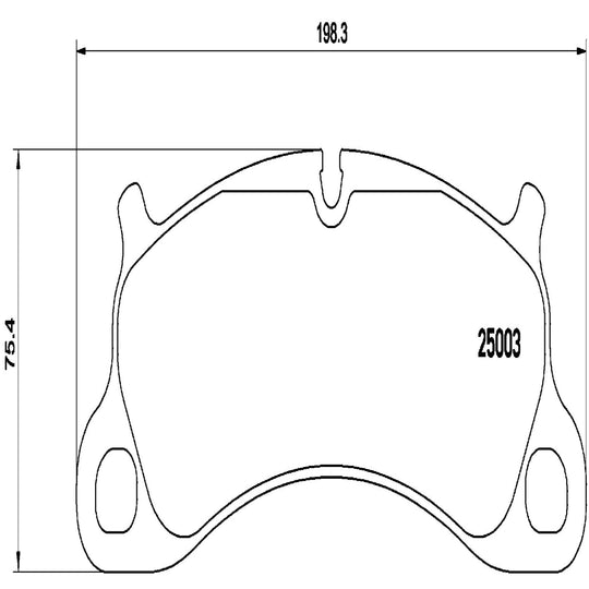 P65025 Brembo Premium Low-Met OE Equivalent Pad Brembo Brake Canada