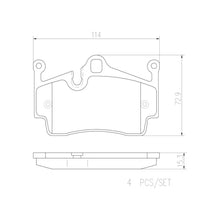 Load image into Gallery viewer, P65028N Brembo PRIME Ceramic Disc Brake Pad Set Brembo Brake Canada