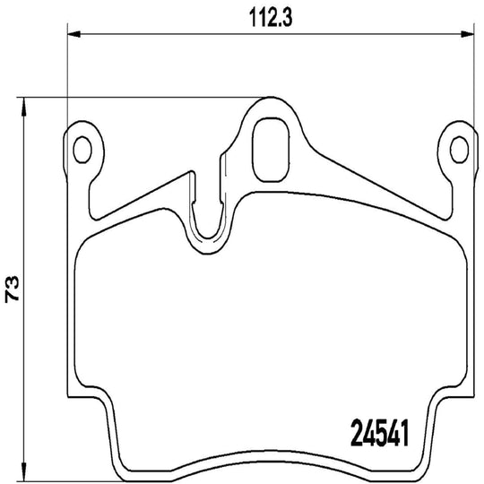 P65028 Brembo Premium Low-Met OE Equivalent Pad Brembo Brake Canada