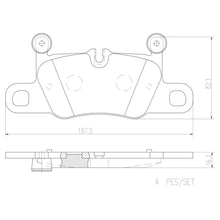 Load image into Gallery viewer, P65031N Brembo PRIME Ceramic Disc Brake Pad Set Brembo Brake Canada