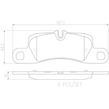 Load image into Gallery viewer, P65036N Brembo PRIME Ceramic Disc Brake Pad Set Brembo Brake Canada