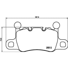 Load image into Gallery viewer, P65038 Brembo Premium Low-Met OE Equivalent Pad Brembo Brake Canada