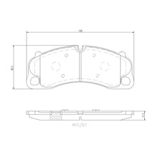 Load image into Gallery viewer, P65045N Brembo PRIME Ceramic Disc Brake Pad Set Brembo Brake Canada