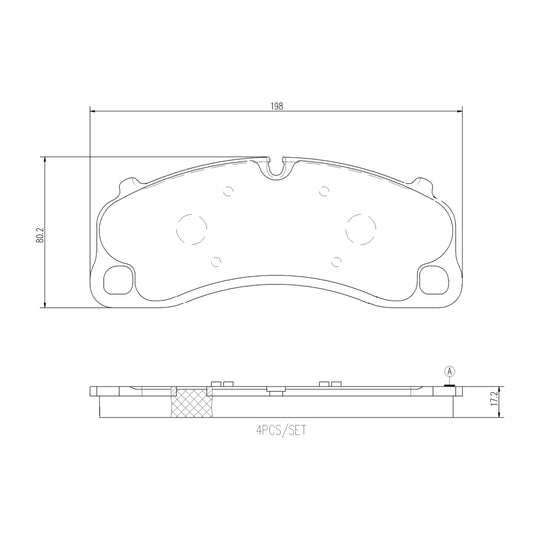 P65048N Brembo PRIME Ceramic Disc Brake Pad Set Brembo Brake Canada