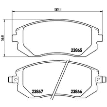 Load image into Gallery viewer, P78013X Brembo XTRA Low-Met Disc Brake Pad Set Brembo Brake Canada