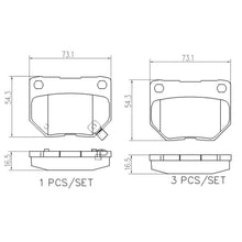 Load image into Gallery viewer, P78016N Brembo PRIME Ceramic Disc Brake Pad Set Brembo Brake Canada