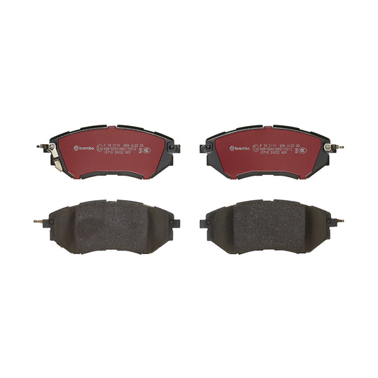 P78017X Brembo XTRA Low-Met Disc Brake Pad Set Brembo Brake Canada