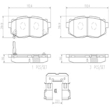 Load image into Gallery viewer, P78018N Brembo PRIME Ceramic Disc Brake Pad Set Brembo Brake Canada