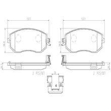 Load image into Gallery viewer, P78021N Brembo PRIME Ceramic Disc Brake Pad Set Brembo Brake Canada